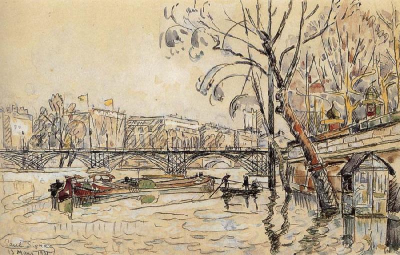 Paul Signac Art bridge Spain oil painting art